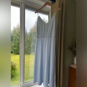 H&M midi striped dress